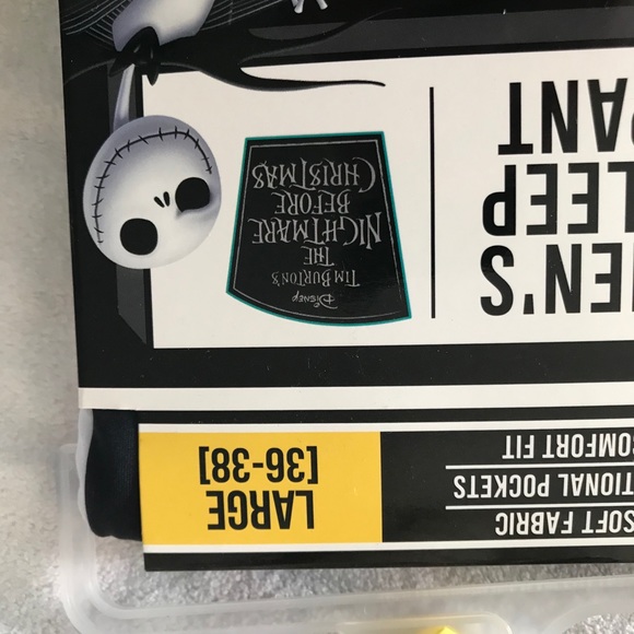 Jack Nightmare before Christmas Pajama PANTS Large - Picture 3 of 3